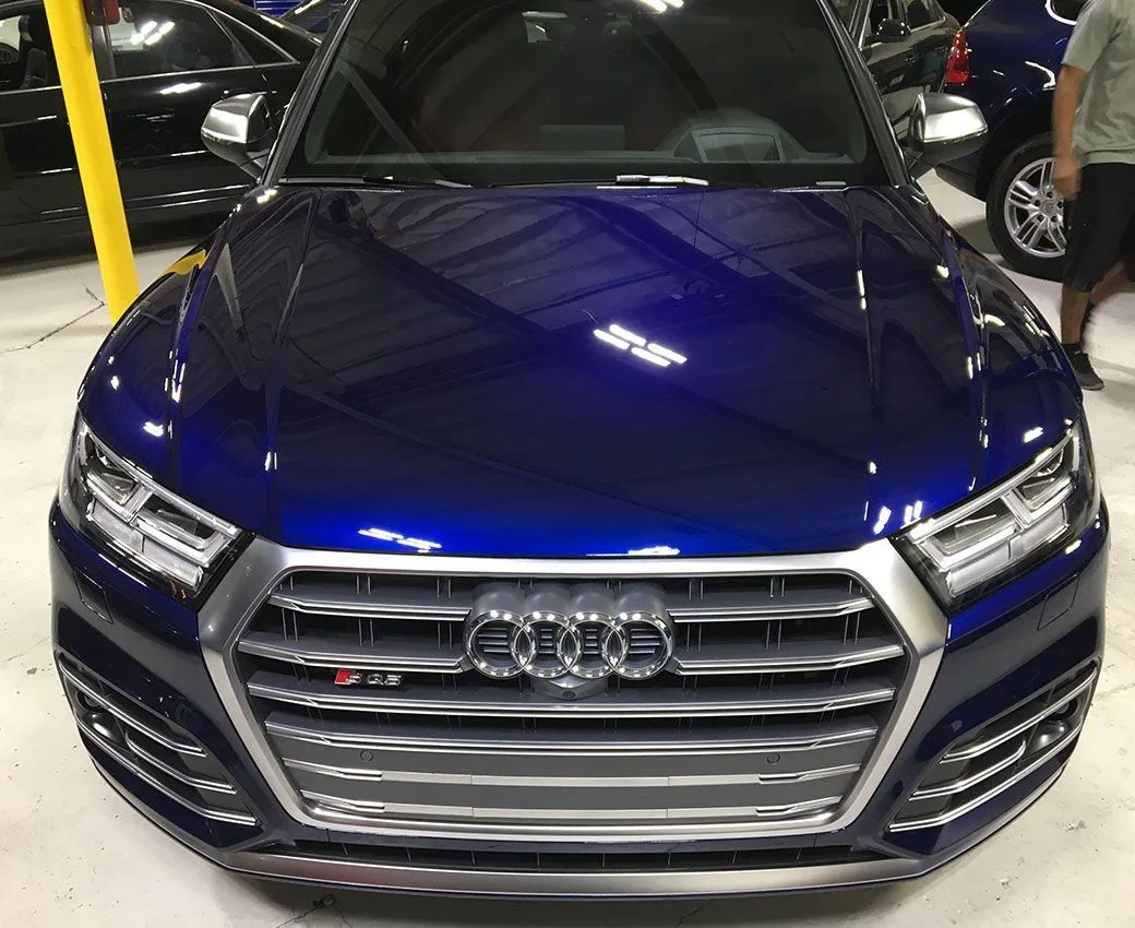 Ceramic coated vehicle
