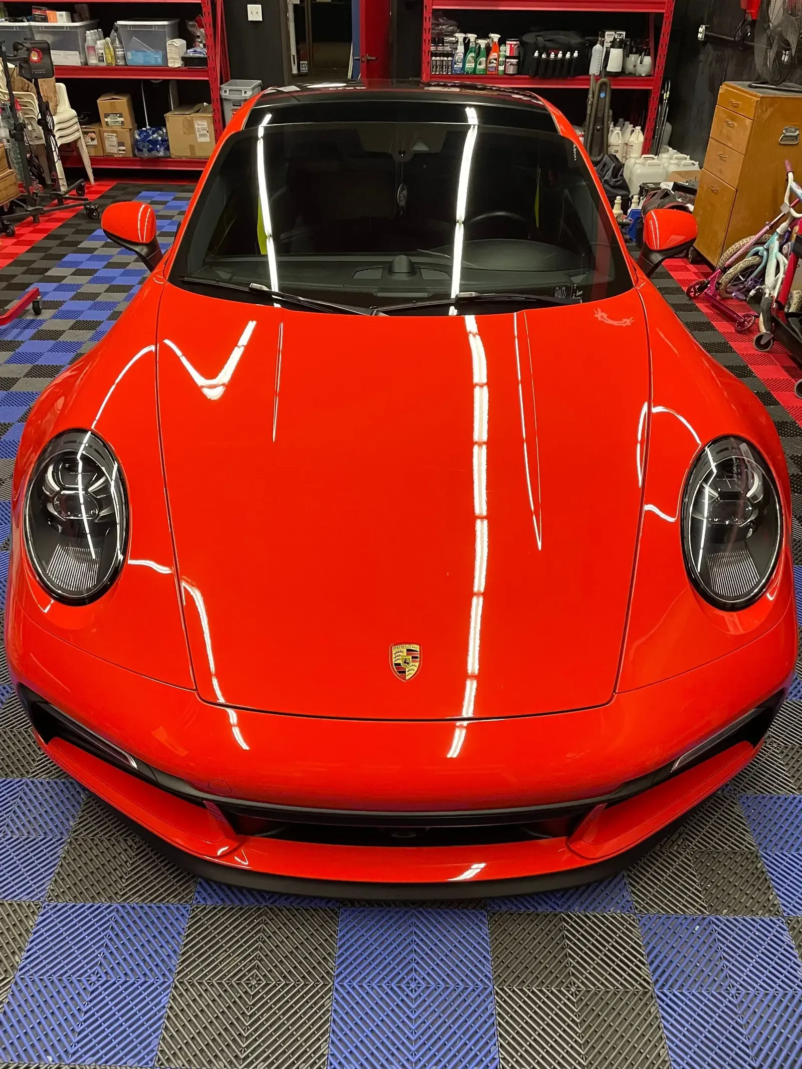 Vehicle with a deep gloss finish at the OBSIDIAN studio